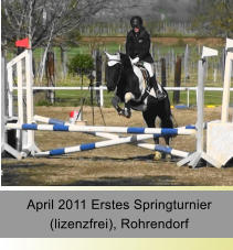 April 2011 Erstes Springturnier (lizenzfrei), Rohrendorf